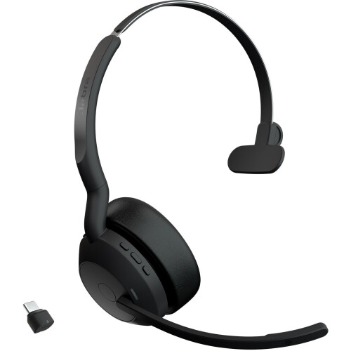 Jabra Evolve2 55 - Link380c UC Mono - ANC - Zwart Tweedehands