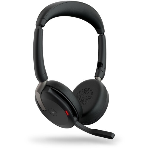 Jabra Evolve2 65 Flex - Headset - Draadloos Bluetooth 5.2 - Actieve Noise-Cancelling - Zwart Tweedehands