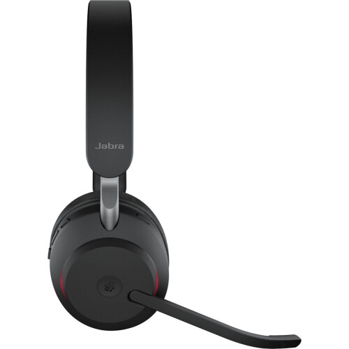 Jabra Evolve2 65 MS - Bluetooth Headset - noise isolating - zwart