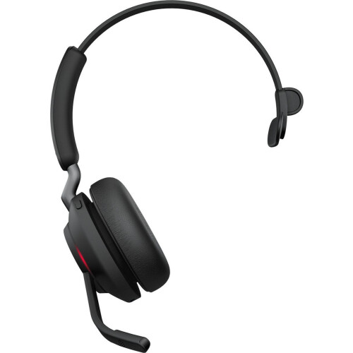 Jabra Evolve2 65 MS Mono - Bluetooth Headset - Draadloos - Ruisisolatie - Zwart Tweedehands