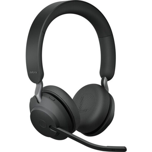 Jabra Evolve2 65 UC Stereo - Bluetooth Headset - 37 uur accuduur - Zwart