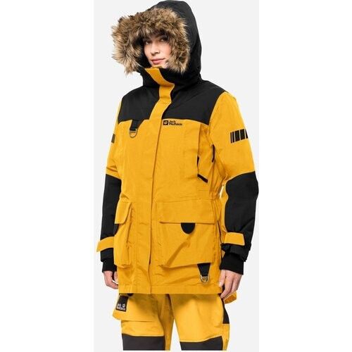Jack Wolfskin 1995 Series Dames Parka Geel Tweedehands
