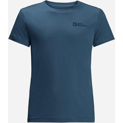 Jack Wolfskin Active Solid T-Shirt Kids Marineblauw Tweedehands