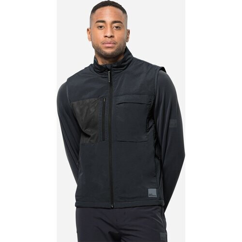 Jack Wolfskin Bike Commute Ins Vest M Donkergrijs Tweedehands