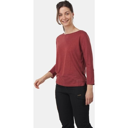 Jack Wolfskin Coral Coast 3/4 Tee Dames Donkerroze Tweedehands