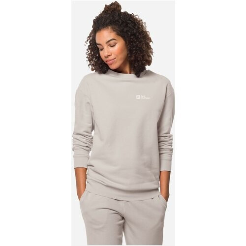 Jack Wolfskin Essential Dames Crewneck Ivoor Tweedehands