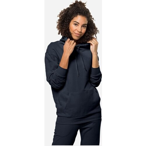 Jack Wolfskin Essential Dames Hoodie Donkerblauw Tweedehands