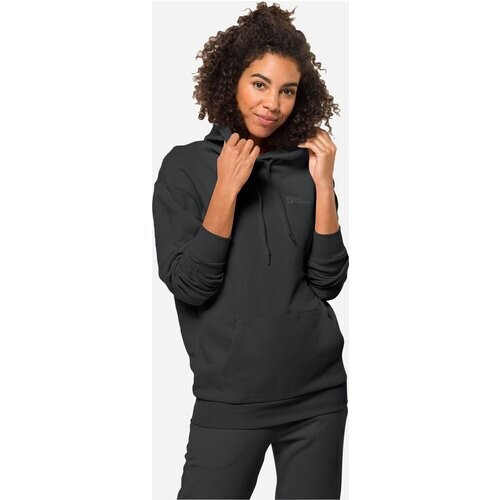 Jack Wolfskin Essential Dames Hoodie Zwart Tweedehands