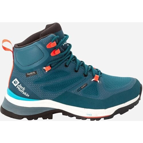 Jack Wolfskin Force Striker Texapore Mid W Blauw/Middenrood Tweedehands