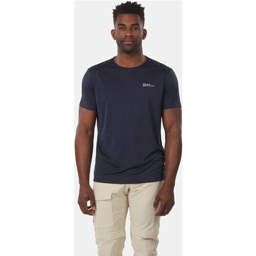 Jack Wolfskin JWP T M T-Shirt Donkerblauw Tweedehands