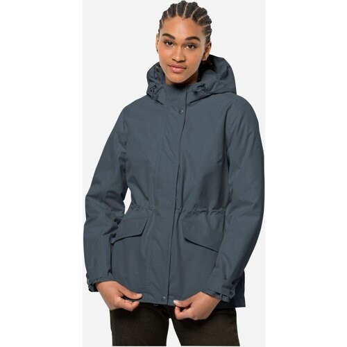 Jack Wolfskin Lake Louise Gevoerde Jas Dames Lichtblauw Tweedehands