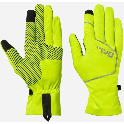 Jack Wolfskin Morobbia Light Softshell Handschoen Geel Tweedehands