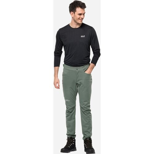 Jack Wolfskin Morobbia Pants Fietsbroek Middengroen Tweedehands