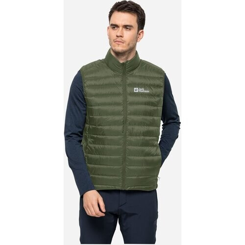 Jack Wolfskin Pack & Go Down Vest M Donkergroen Tweedehands
