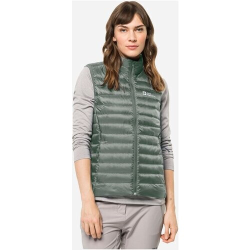 Jack Wolfskin Pack & Go Down Vest W Middengroen Tweedehands