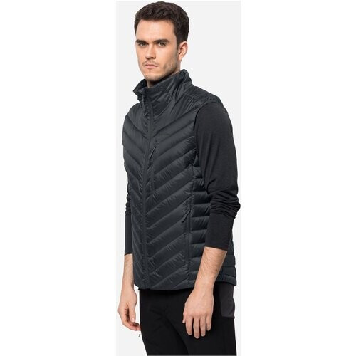 Jack Wolfskin Passamani Down Vest M Donkergrijs Tweedehands