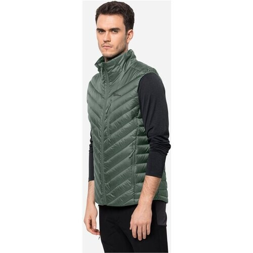 Jack Wolfskin Passamani Down Vest M Middengroen Tweedehands