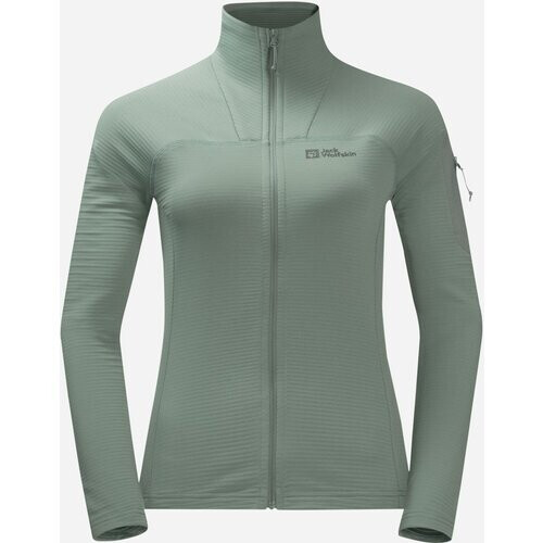 Jack Wolfskin Prelight Fleecevest Dames Middengroen Tweedehands