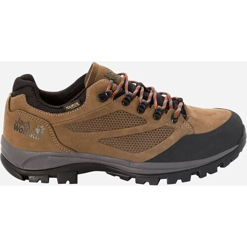 Jack Wolfskin Rebellion Texapore Low Wandelschoen Bruin/Rood Tweedehands