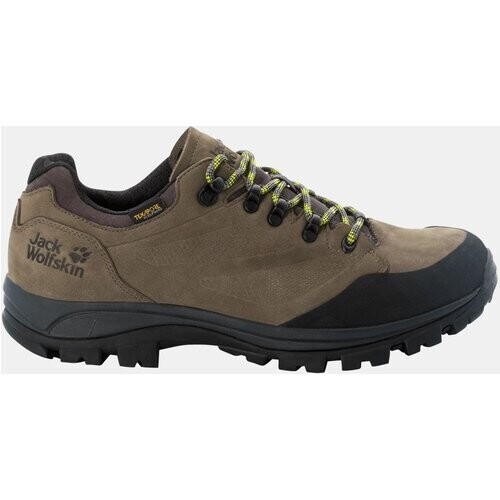 Jack Wolfskin Rebellion Texapore Low Wandelschoen Middenkaki/Zwart Tweedehands