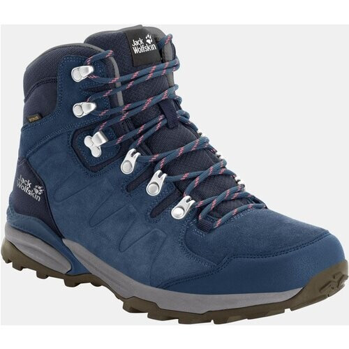 Jack Wolfskin Refugio Texapore Mid Wandelschoen Dames Donkerblauw Tweedehands