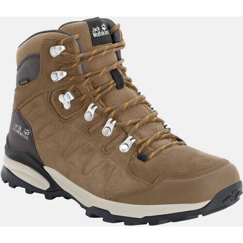 Jack Wolfskin Refugio Texapore Mid Wandelschoen Dames Kameelbruin Tweedehands