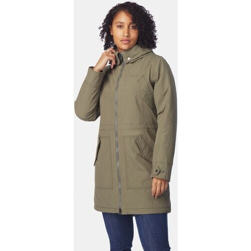 Jack Wolfskin Rocky Point Parka Dames Olijfgroen Tweedehands