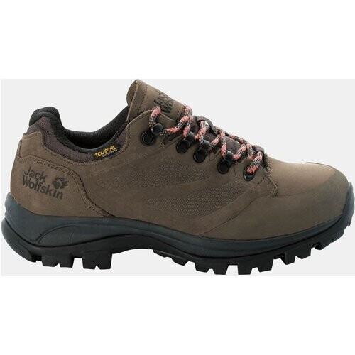 Jack Wolfskin Schoen Rebellion Texapore LoDames W Bruin/Zwart Tweedehands