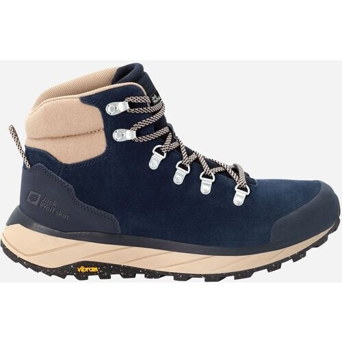 Jack Wolfskin Terraventure Urban Mid Wandelschoen Donkerblauw/Beige Tweedehands