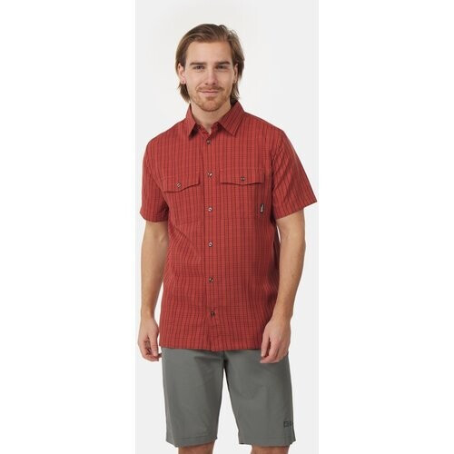 Jack Wolfskin Thompson Shirt Rood Tweedehands