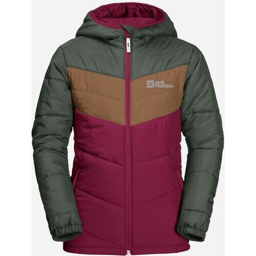 Jack Wolfskin Three Hills Jas Junior Donkerrood