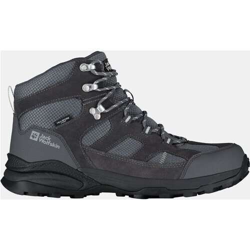 Jack Wolfskin Trail Hiker Texapore Mid Wandelschoen Zwart/Donkergrijs Tweedehands