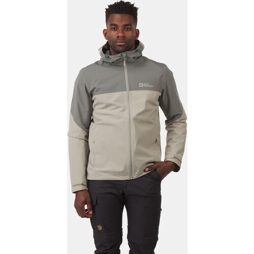 Jack Wolfskin Weiltal 2L Hardshell Jas Lichtkaki/Taupe Tweedehands