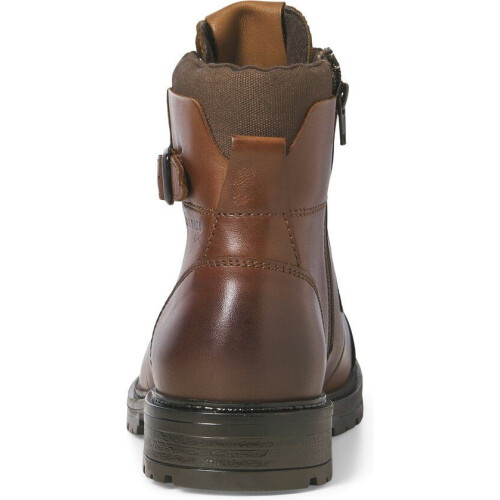 Jack&Jones Dexter Leather Boots - Heren - Leer - Vetersluiting - Rubber Zool - Bruin - Maat 45