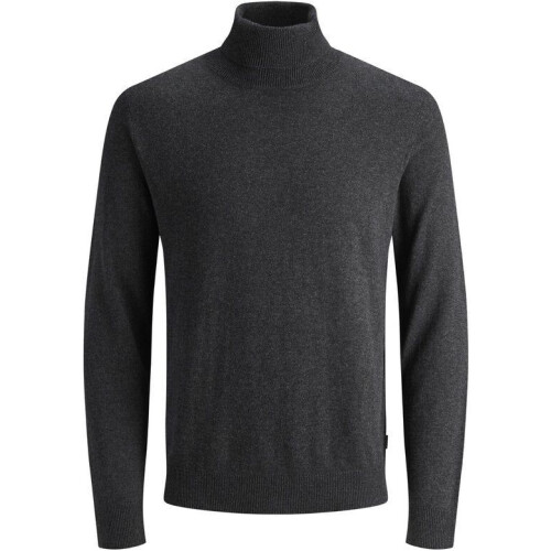 Jack&Jones Emil Knit Roll Neck - Heren Trui - Katoen/polyester - Grijs - Maat XXL