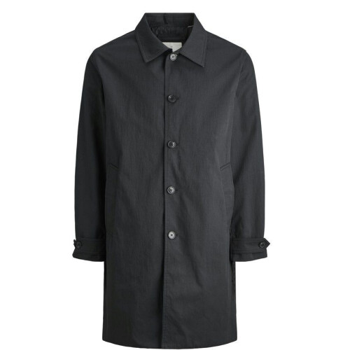 JACK&JONES - JPRCCMILES MAC COAT SN - Heren - Maat M - Gewatteerde jassen - Zwart Tweedehands
