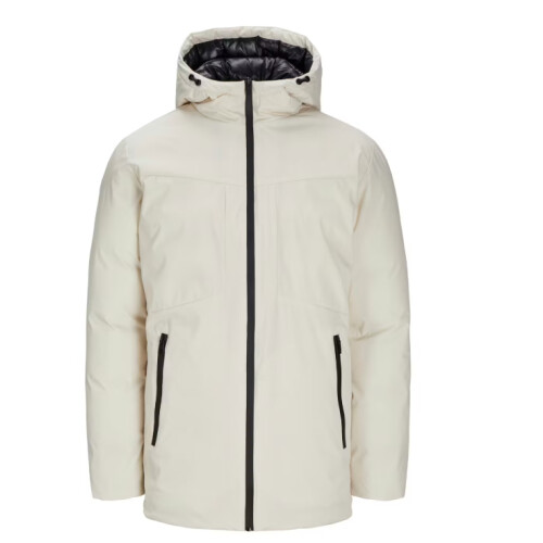 Jack&Jones Planet Parka 12263180 - Jas - Lichtgewicht Warm Winddicht - Moonbeam - Heren Tweedehands