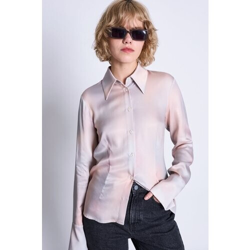 JAN 'N JUNE dames vegan Blouse Celia Aurora-Print Tweedehands