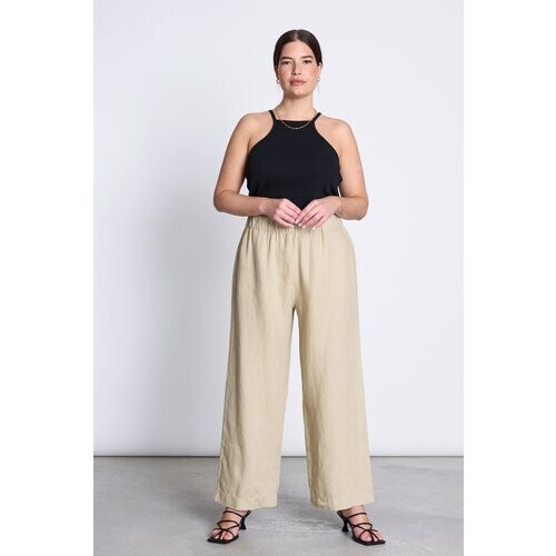 JAN 'N JUNE dames vegan Broek Beveren Zand Tweedehands