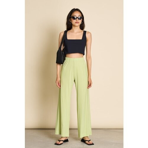 JAN 'N JUNE dames vegan Broek Smilla Matcha Groen Tweedehands