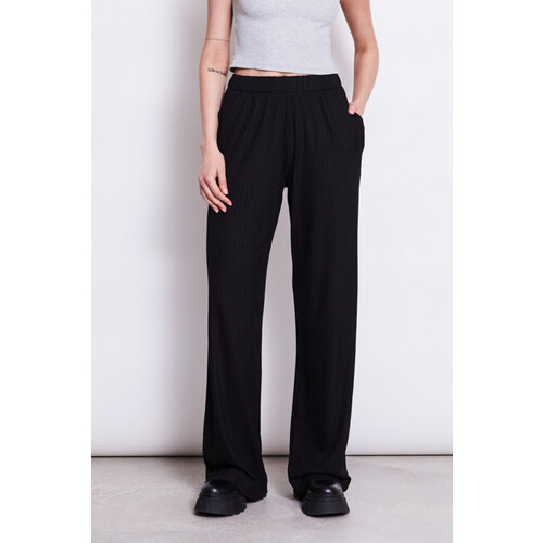 JAN N JUNE dames vegan Broek Smilla Zwart Tweedehands