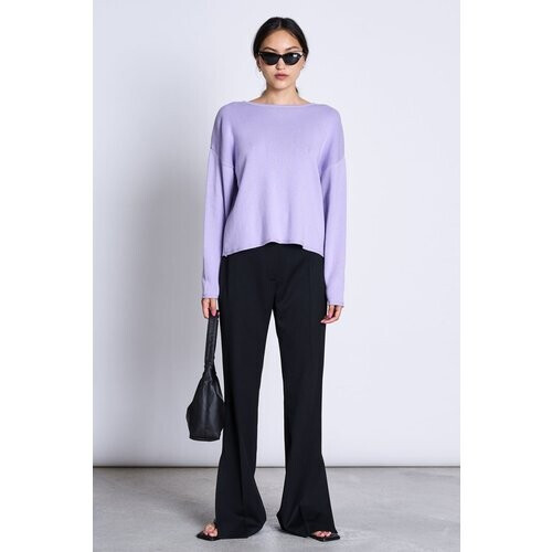 JAN 'N JUNE dames vegan Lichte Gebreide Trui Williamsburg Lavendel Paars Tweedehands