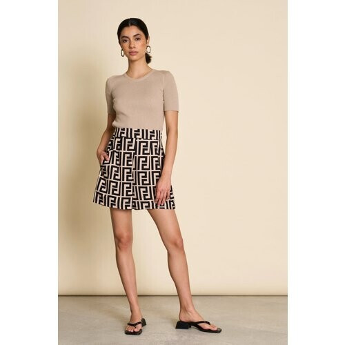 JAN 'N JUNE dames vegan Shorts Viseu Meanderprint Tweedehands