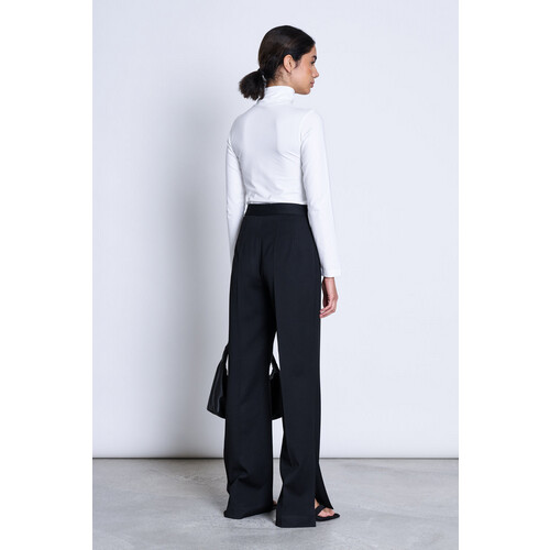 JAN 'N JUNE dames vegan Splitbroek Douro Zwart Tweedehands