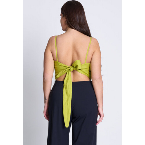 JAN 'N JUNE dames vegan Striktop Arlon Sprout Groen Tweedehands