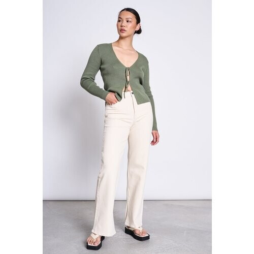 JAN 'N JUNE dames vegan Stropdasvest Tangy Sea Spray Tweedehands