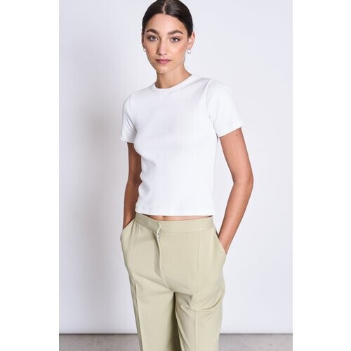 JAN 'N JUNE dames vegan T-Shirt Nile Wit Tweedehands