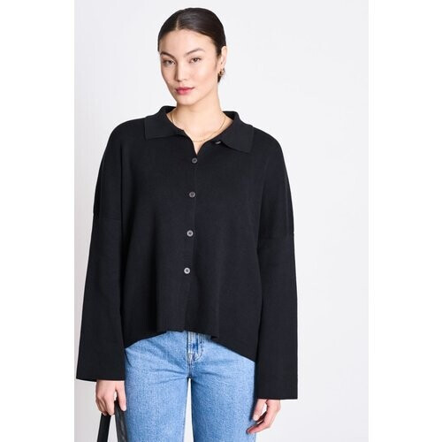 JAN 'N JUNE dames vegan Vest Anjo Zwart Tweedehands