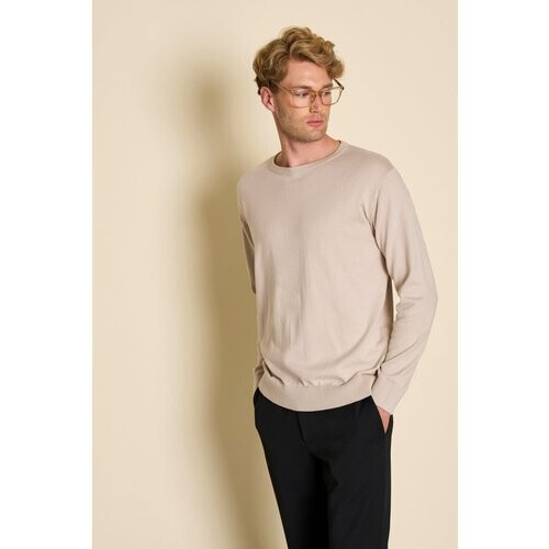 JAN 'N JUNE mannen vegan Gebreide Trui Cali Ivoor Tweedehands