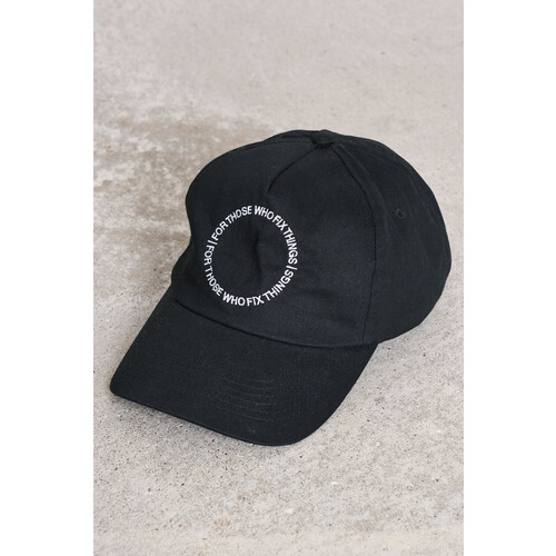 JAN 'N JUNE mannen vegan Pet Voor Degenen Die Dingen Repareren Zwart Tweedehands